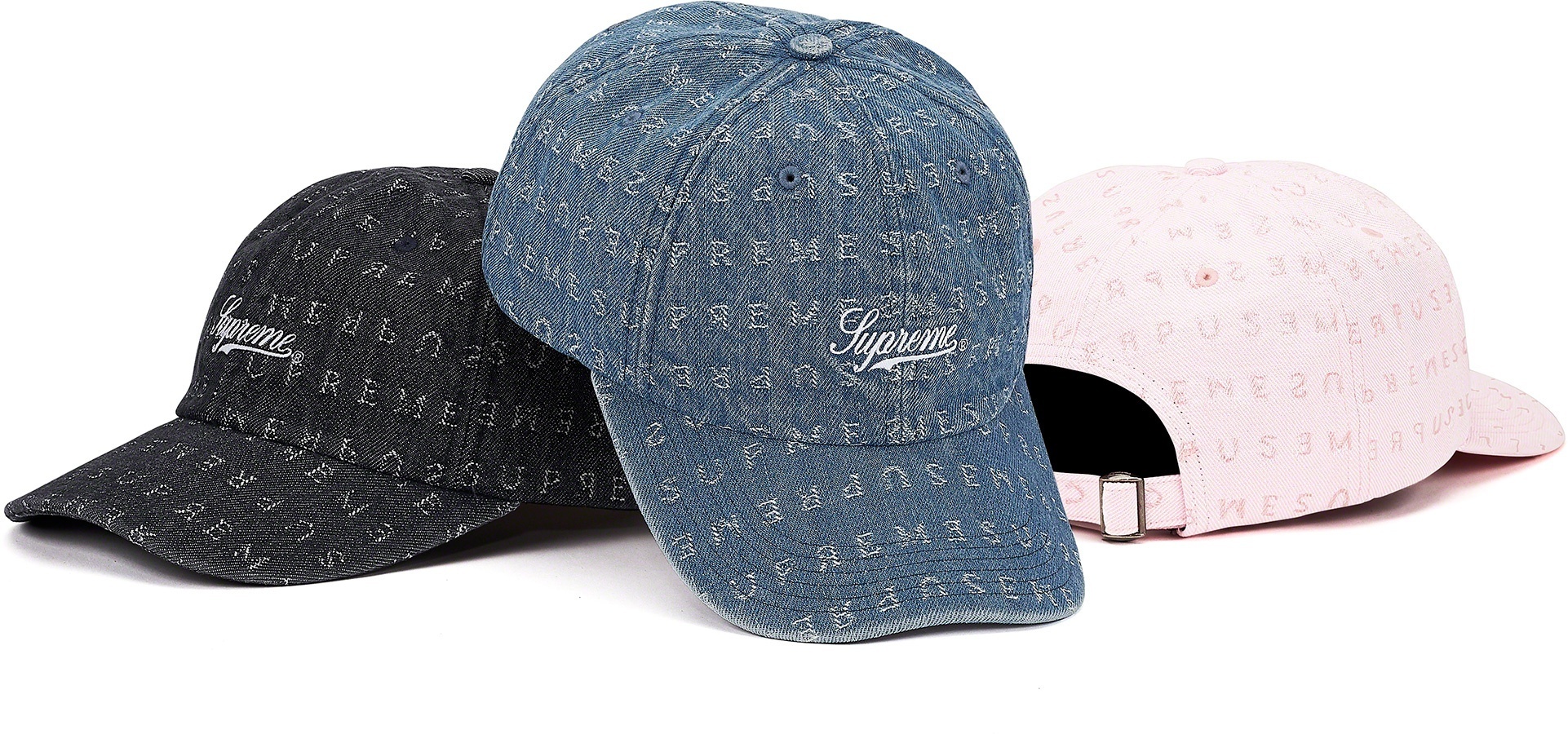 Jacquard Logos Denim 6-Panel